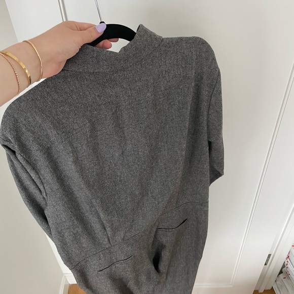 ❌SOLD❌Ba&Sh Chani Utility Long Sleeve Jumpsuit in Anthracite Grey - Picture 10 of 13